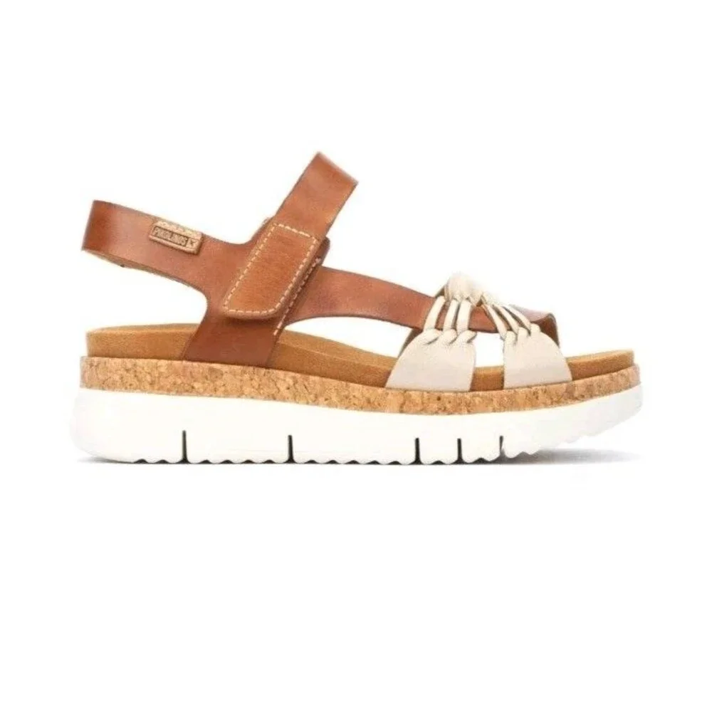 PIKOLINOS Palma Leather Sandals Women's Size 41 (US 10-10.5) Wedge W4N-0968C1